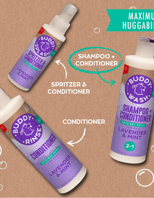 Load image into Gallery viewer, Buddy Wash Dog Shampoo &amp; Conditioner for Dogs with Botanical Extracts and Aloe Vera

